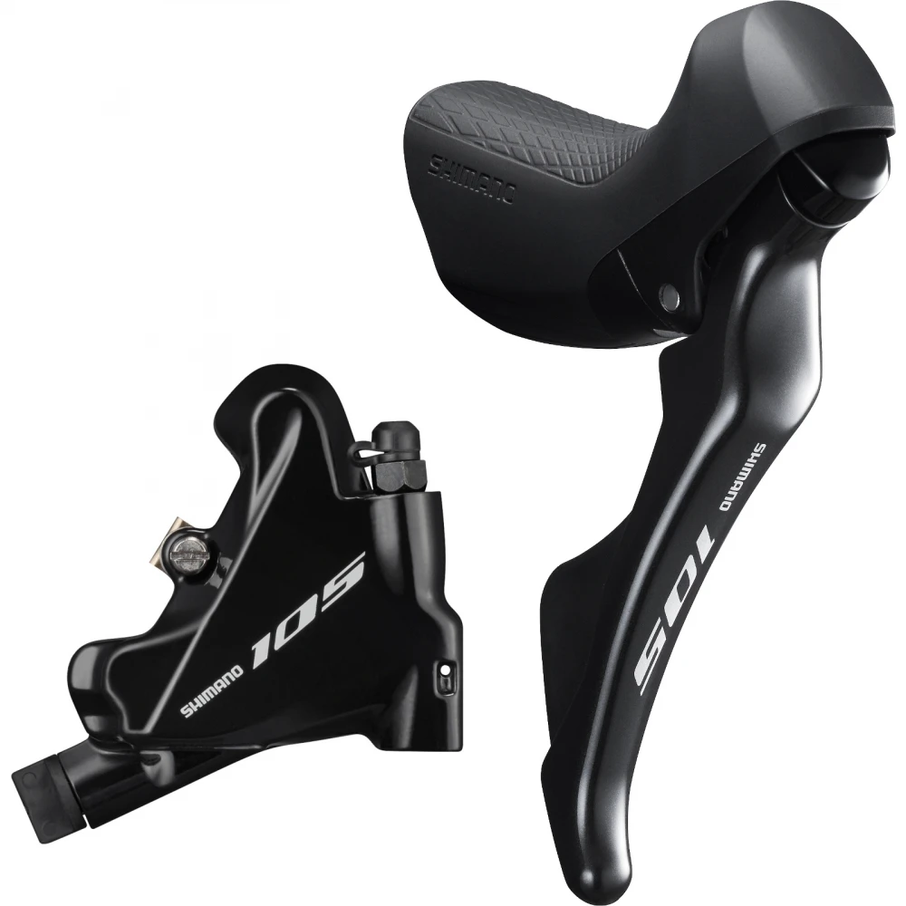 Shimano 105 ST-R7025/BR-R7070 11 Fach Schalthebel/Scheibenbremse Silky Black Hinten