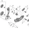 Shimano GRX RD-RX815/RX810 Schaltwerk Leitblech Innen